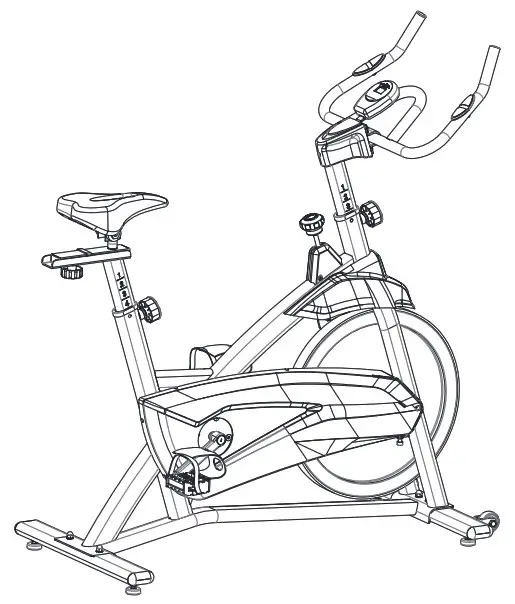 COSTWAY FH10005RB Spinning Bike - Cover