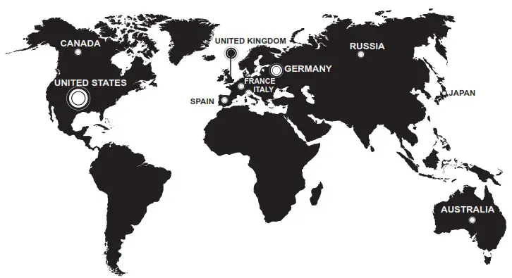 COSTWAY FH10005RB Spinning Bike - Map