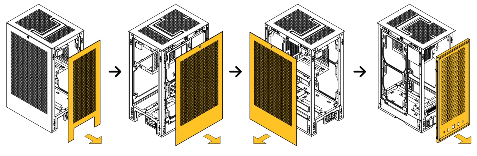 HTTE Revolt 3 Small Form Factor ITX Case - fig 1