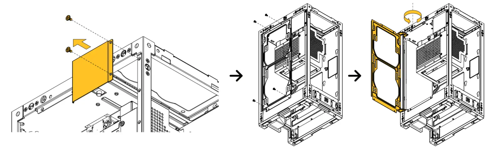HTTE Revolt 3 Small Form Factor ITX Case - fig 3
