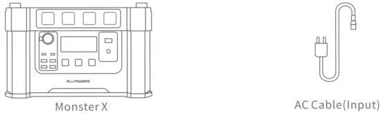 ALLPOWERS AP SS 009 Monster X Portable Power Station - FIG 1