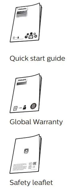 PHILIPS TAT4556 4000 Series True Wireless Headphones - What's in the box 2