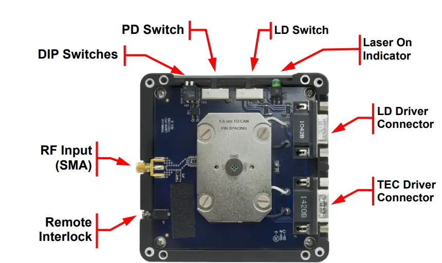 THORLABS LDM56F Temperature-Controlled Mount for Ø5.6 mm Laser Diodes 17