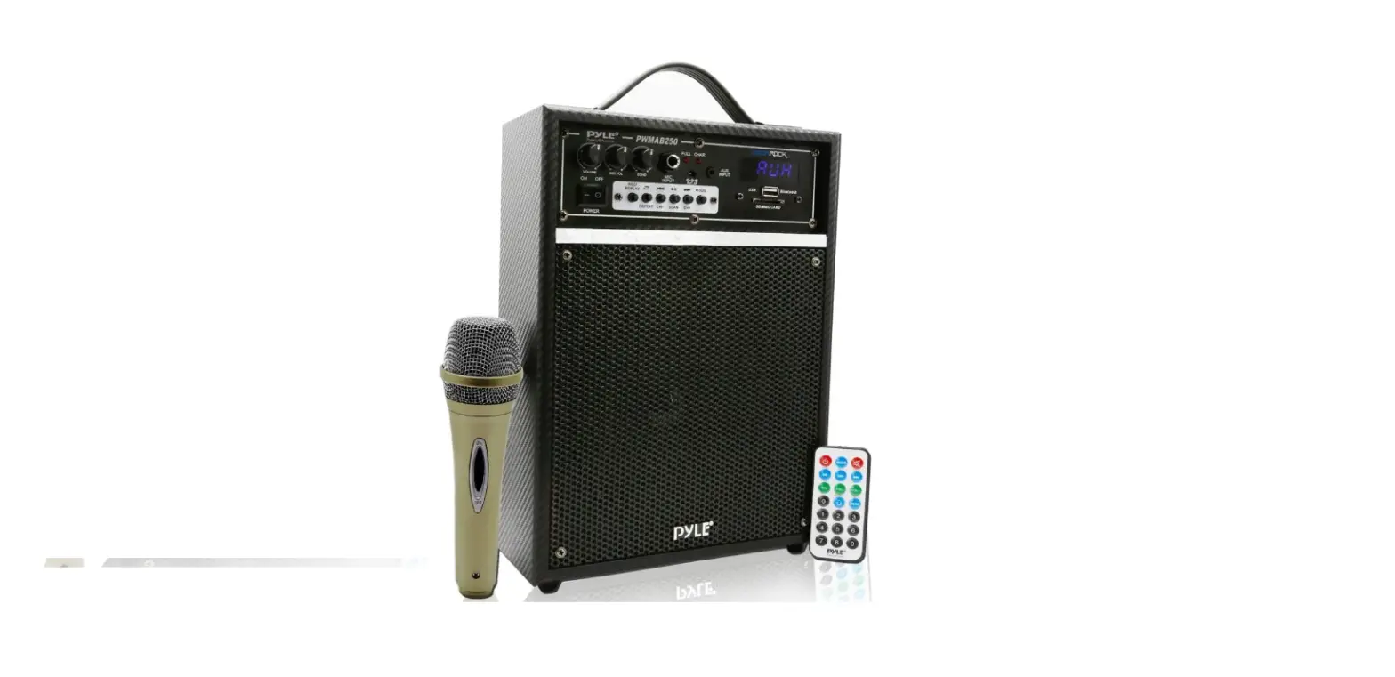 Pyle 300 Watt Outdoor Indoor Wireless Bluetooth Portable Pa Speaker-complete Features/user Manual