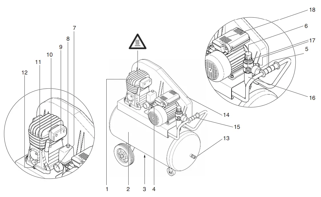 metabo Mega 350-50 W Power Compressor - fig1