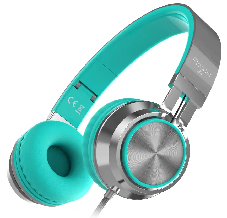 Elecder-i39-Headphones-with-Microphone-Foldable-Lightweight-Adjustable-On-Ear-Headsets-imgg