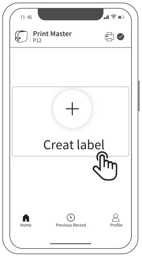 Phomemo P12 Wireless Label Printer - FIG 11