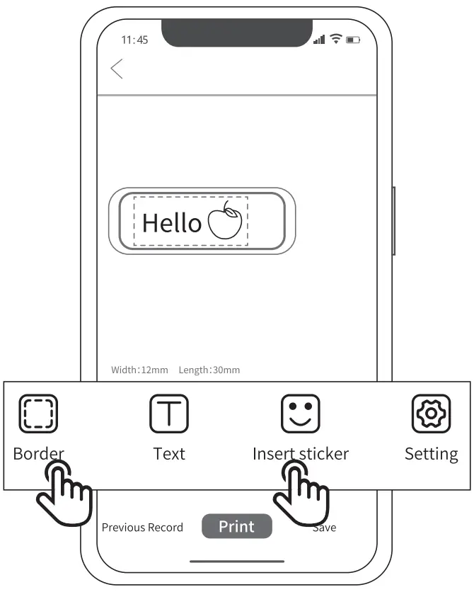 Phomemo P12 Wireless Label Printer - FIG 13