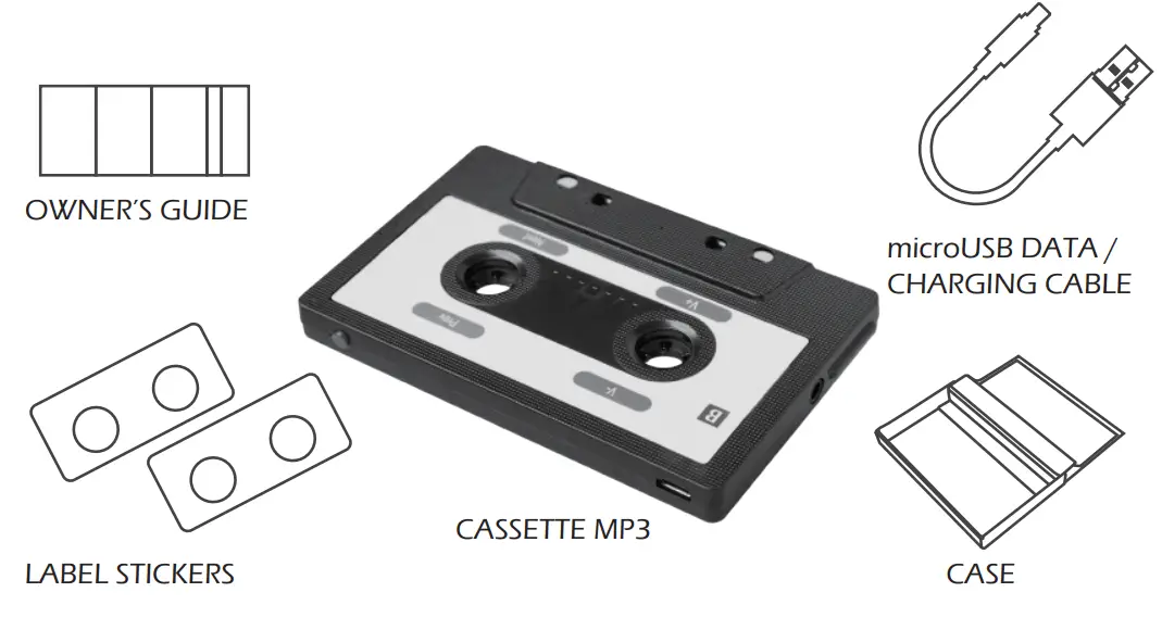 disc CASSETTE MP3 Owner's