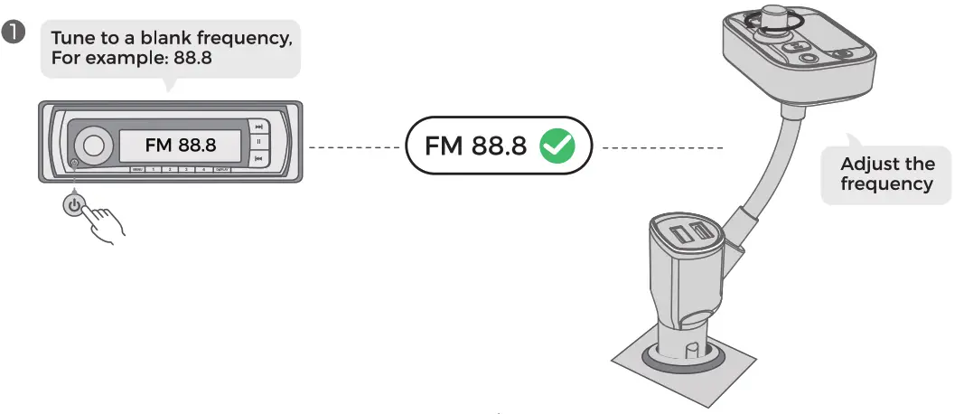Dongguan Yuzhenrong Trading CZ552 Wireless FM Transmitter - ting