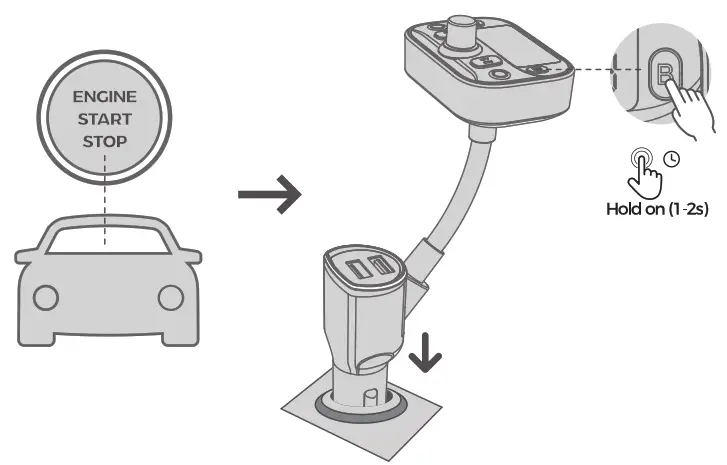 Dongguan Yuzhenrong Trading CZ552 Wireless FM Transmitter - use
