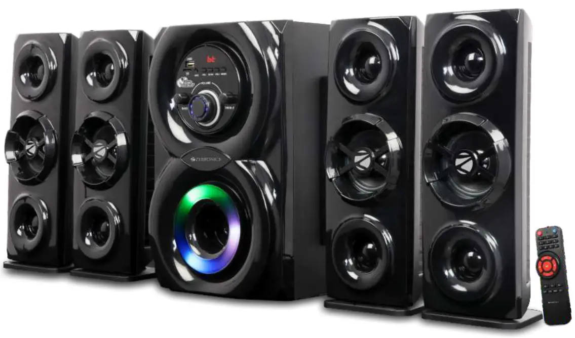 ZEBRONICS Samba 5  4 1 Multimedia Speaker