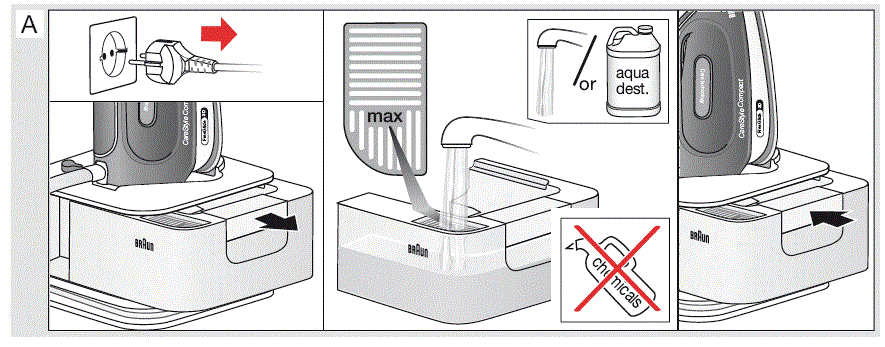 BRAUN 0128806002 CareStyle Compact Pro Steam Ironing Station FIG 2