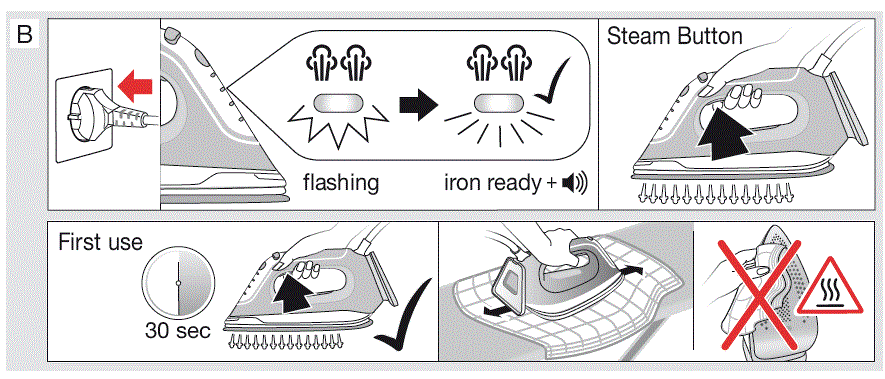 BRAUN 0128806002 CareStyle Compact Pro Steam Ironing Station FIG 3