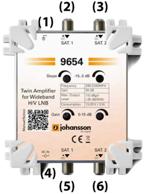 johansson 9654 Wideband Power Amplifier - HOW TO MAKE YOUR CONNECTIONS