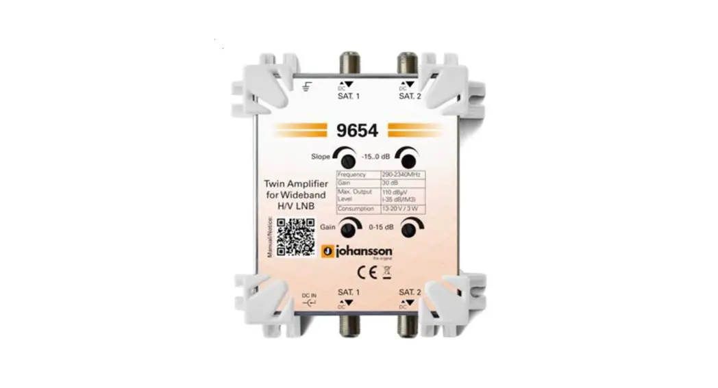 Johansson 9654 Wideband Power Amplifier User Manual