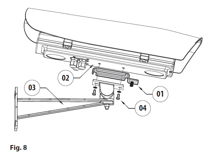 VIDEOTEC GEKO IRH LED illuminator fig 9