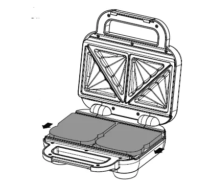 Breville VST041 2 Slice Deep Fill Sandwich Toaster fig 2