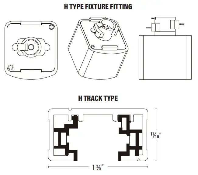 HomElectrical 80845 NovaLux 30W LED Track Head Light - fig