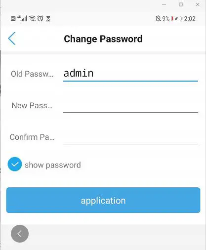 YoLuke WiFi IP Camera - Change password