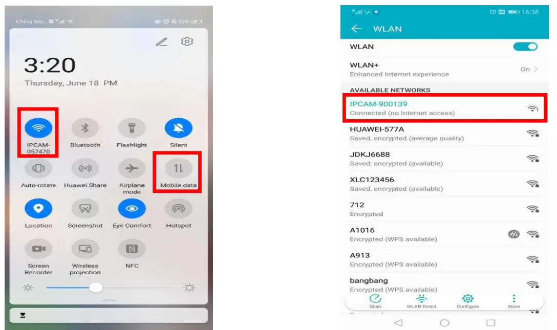 YoLuke WiFi IP Camera - Connect to IP Camera Hot-Spot