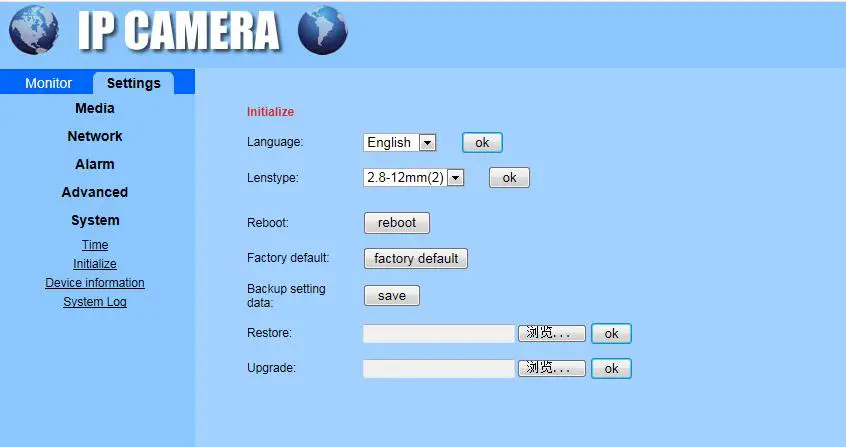 YoLuke WiFi IP Camera - Initialize