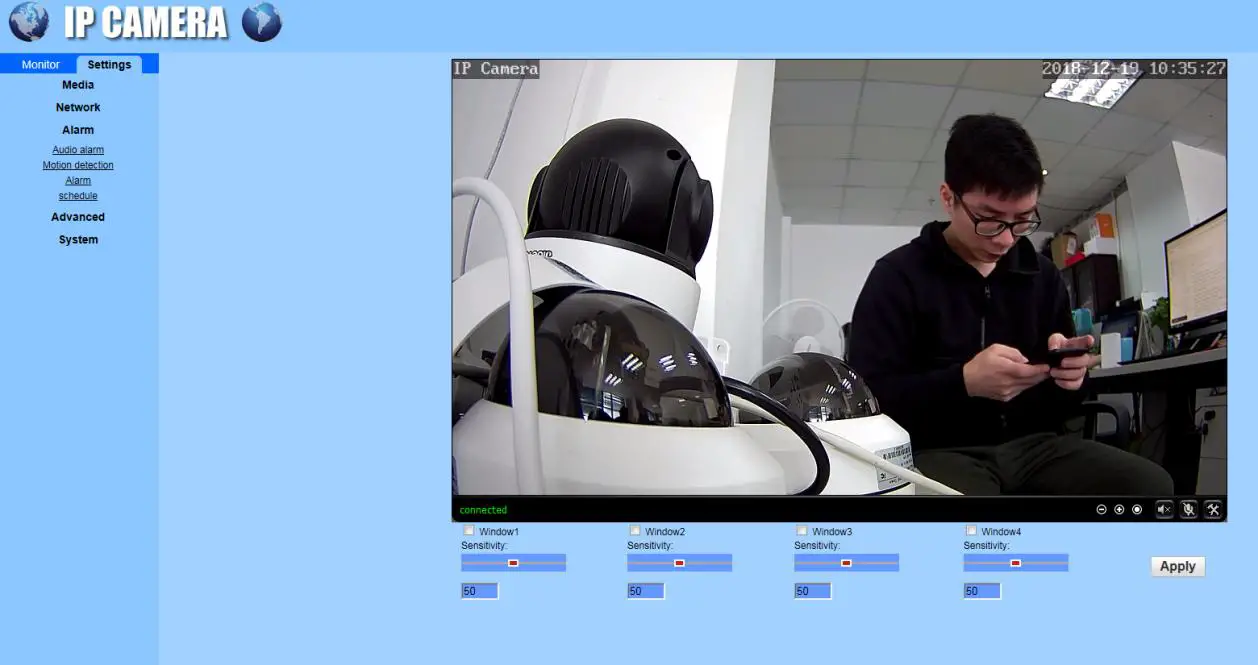 YoLuke WiFi IP Camera - Motion detection