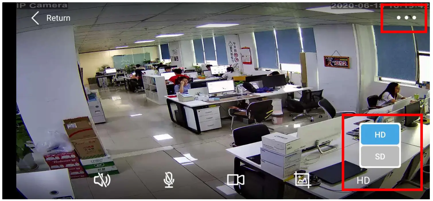 YoLuke WiFi IP Camera - Pre-set point