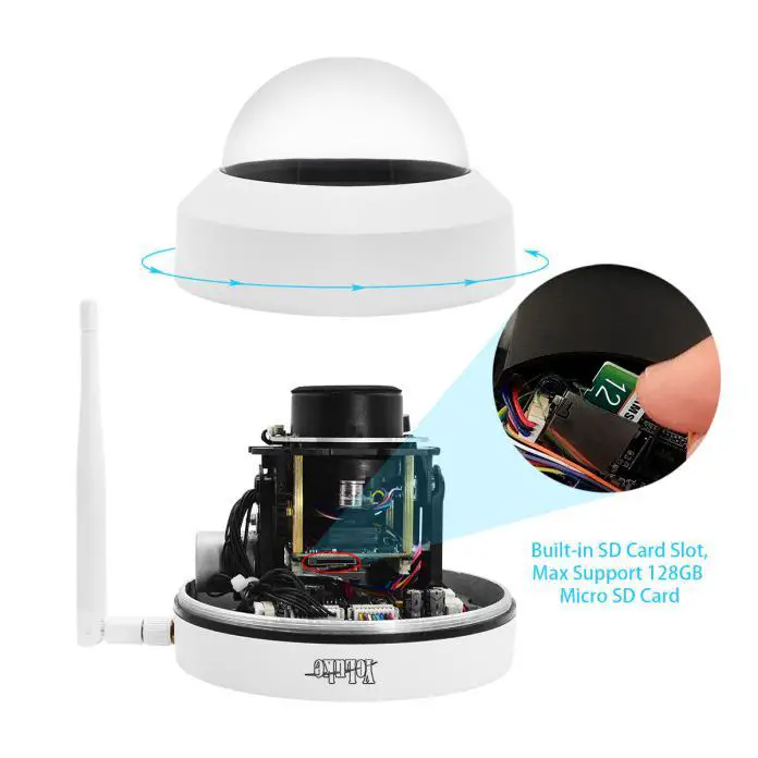 YoLuke WiFi IP Camera - SD Card Slot 1