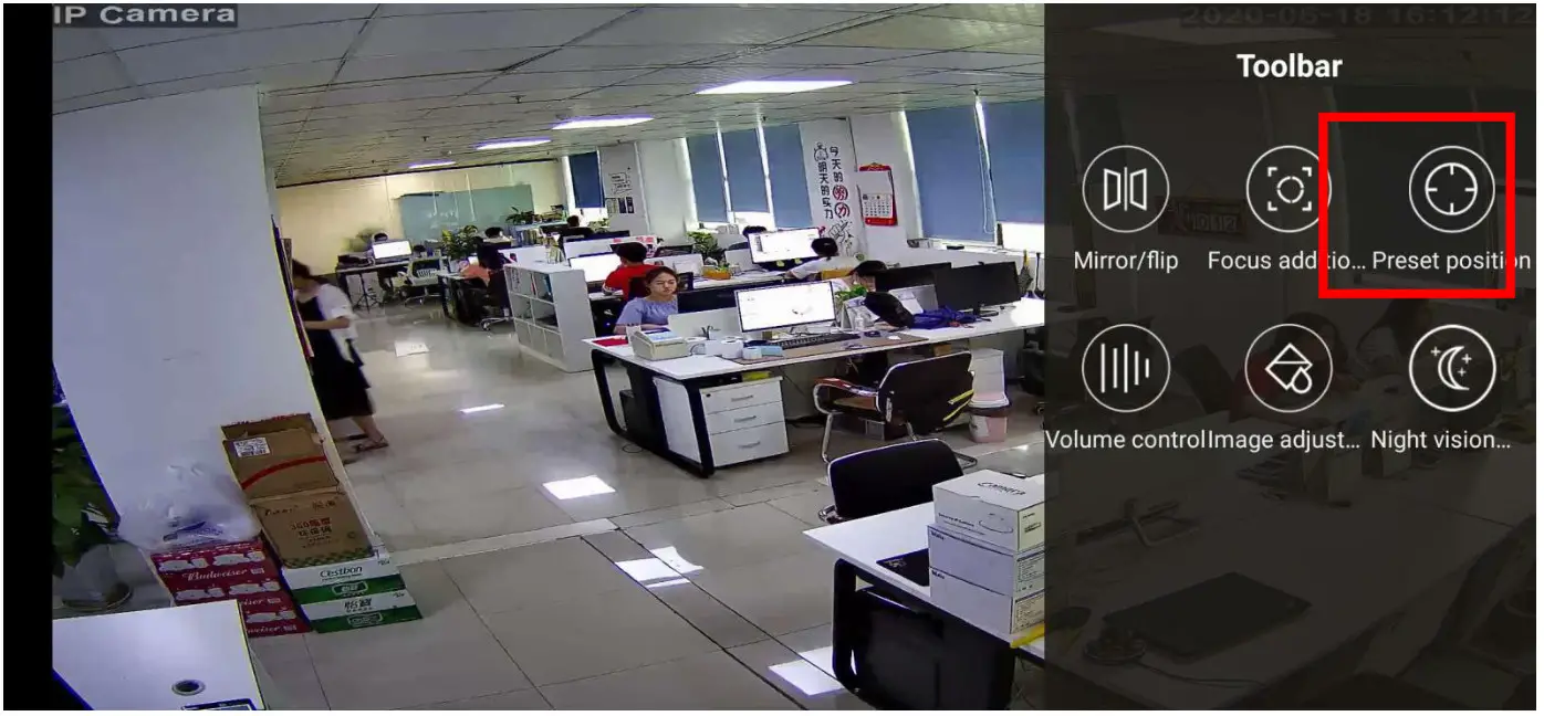 YoLuke WiFi IP Camera - Toolbar