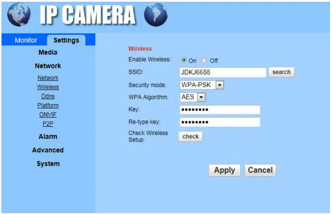 YoLuke WiFi IP Camera - wireless signal