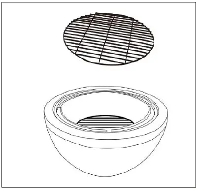CALLOW Retail HR18990AA County Delux Wood Firepit-12