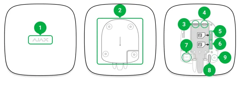 AJAX-Hub-2-4G-Security-System-Control-Panel-FIG1