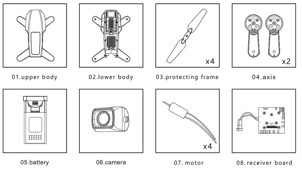 OEM GPS 4-Axis Aerocraf - DRAWING