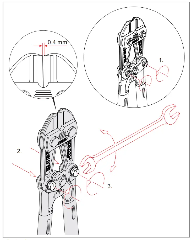 KNIPEX Bolt Cutters fig 1