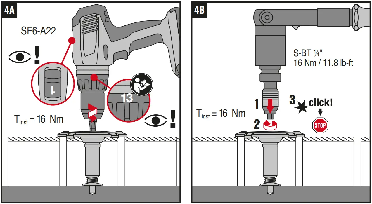 HILTI X FCM F HL High Load Grating Fastener Disc - FIG 4