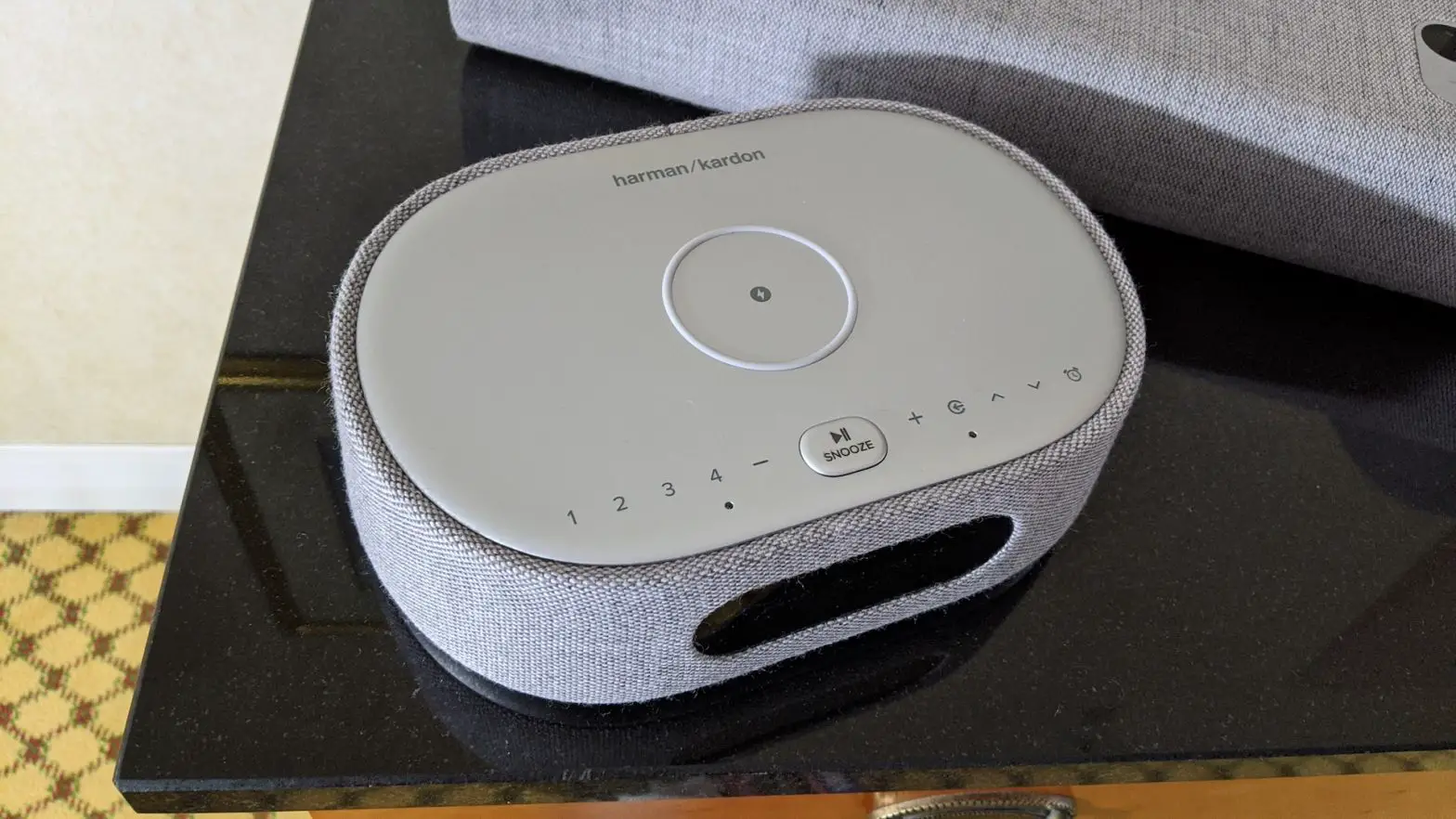 Harman Voice-controlled Speaker With Clock Radio And Wireless Phone Charging User Manual