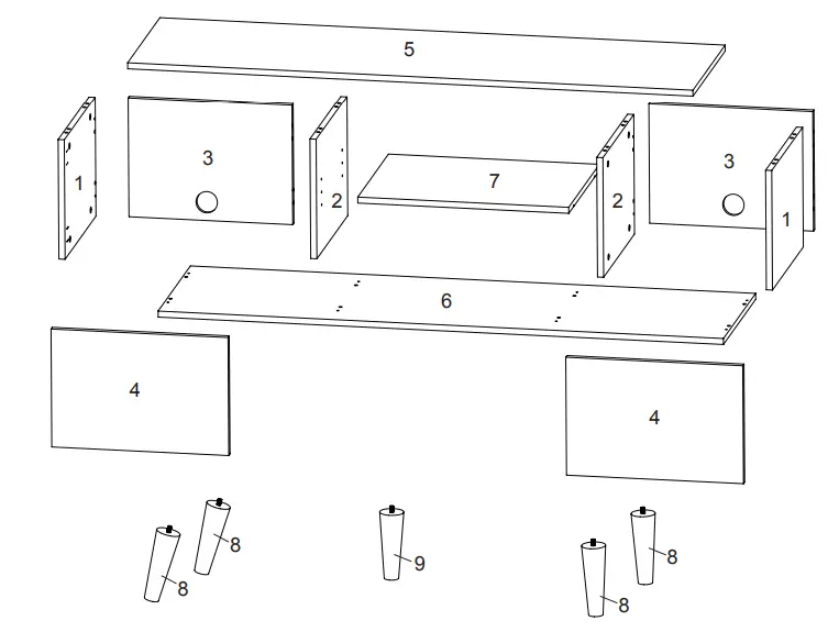 HOMEDEPOT-SXB056846-54-3-Inch-Wood-Black-TV-Stand-FIG-3