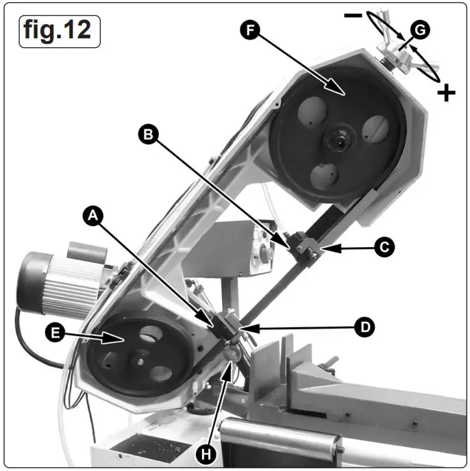 SEALEY SM355CE 255mm Industrial Power Bandsaw - Figure 11