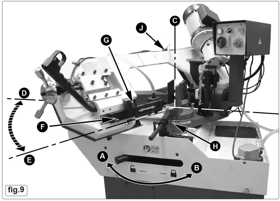 SEALEY SM355CE 255mm Industrial Power Bandsaw - Figure 8