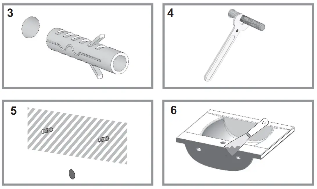 RAVAK 600 Countertop Washbasin fig 1