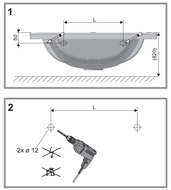 RAVAK 600 Countertop Washbasin fig 2