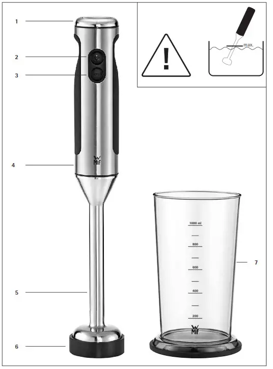 WMF Lineo 4 in 1 Stickblender - 1