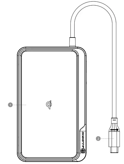 ALOGIC LDWAV SGR USB C Dock Wave 3 In 1 Hub Powerbank and Wireless Charger - Product Overview 1
