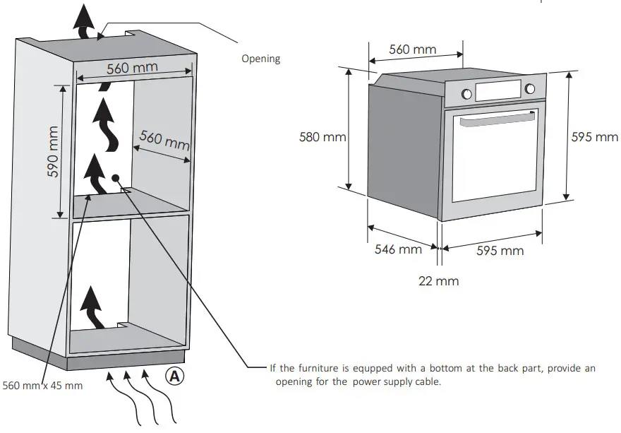 CANDY FCXP825XE0 E 80 Litres Multifunction Oven - Figure 17