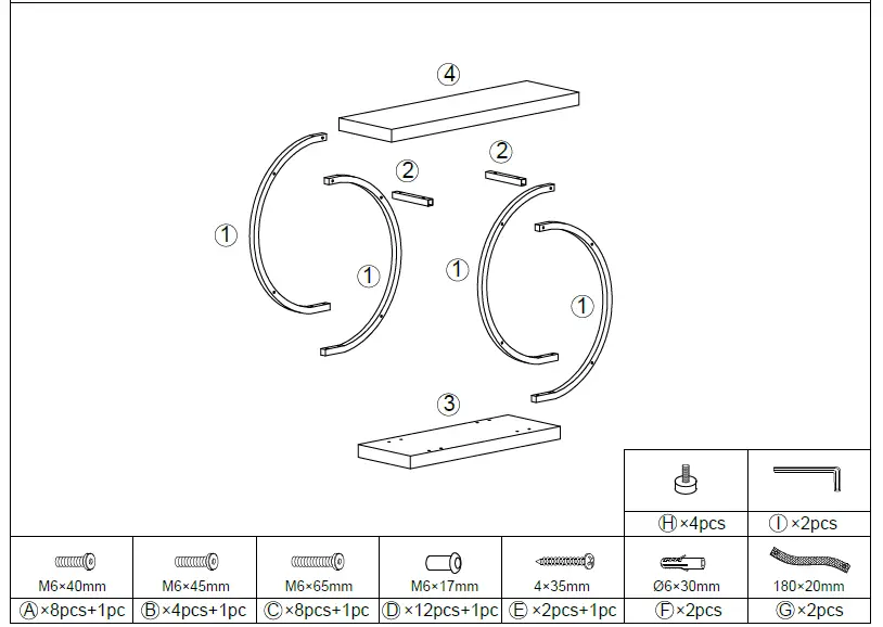 Tribesigns-TJHD-F1585-M-Modern-Console-Table-02