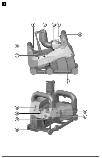 HILTI DCH 150­SL Cordless Wall Chaser - 1