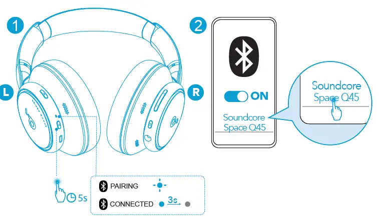 soundcore Q45 Wireless Headphone 7