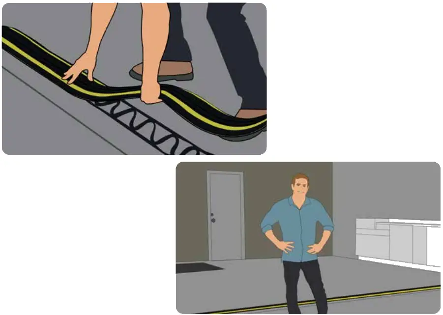 GaraDry Door Flood Barrier Threshold Kit 1 1 2 High