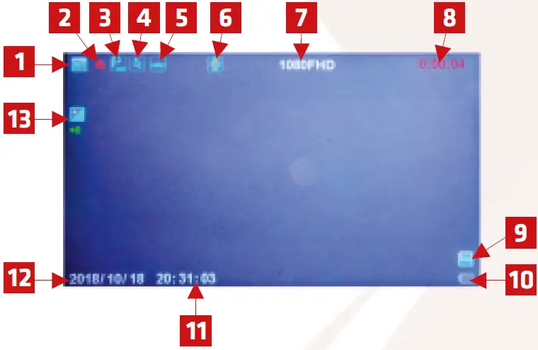 Xblitz PARK VIEW ULTRA Full Rear View Mirror Dashcam with Backup Camera 03